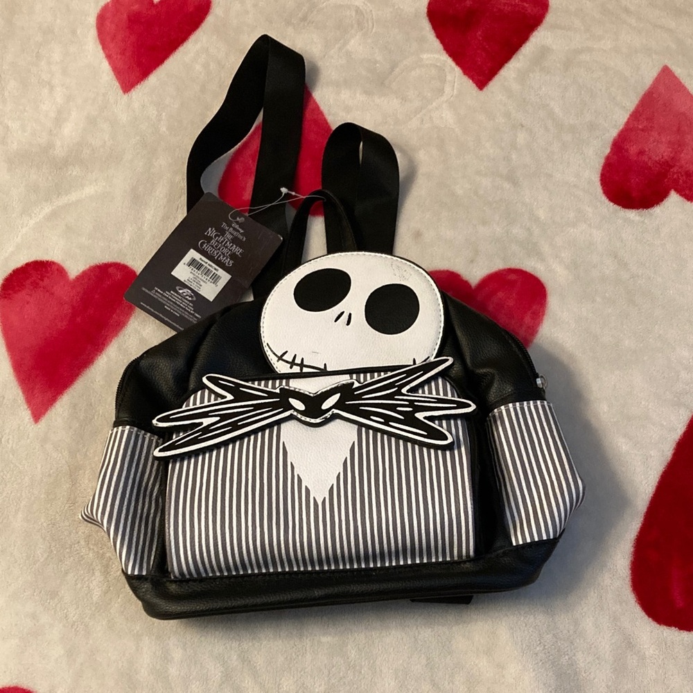 Black and White Disney Nightmare Before Christmas mini backpack new with tags